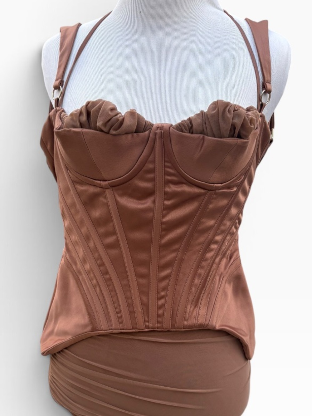 House of CB Sculpted Corset TALYA midi dress